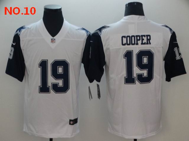 Men's Dallas Cowboys #19 Amari Cooper Jerseys NO.10;